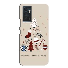 Рождественские Чехлы для Vivo V23e (VPrint) (Merry Christmas)