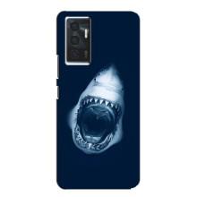 Силіконовий бампер з картинкою звірів для Vivo V23e (Пащу Акули)