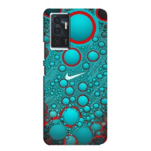 Силиконовый Чехол на Vivo V23e с картинкой Nike (Найк зеленый)