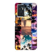 Силиконовый чехол с КАРТИНКАМИ лето для Vivo V23e (AlphaPrint) (Летний отпуск)