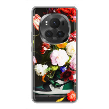 Брендновые Чехлы для ViVO X200 PRO - (PREMIUMPrint) (Nike цветы)