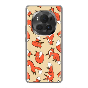 Чехлы с картинкой Лисички для ViVO X200 PRO (VPrint)