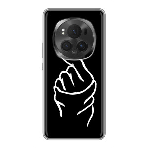 Чехлы (Знак сердечка) на ViVO X200 PRO – Сердце на черном