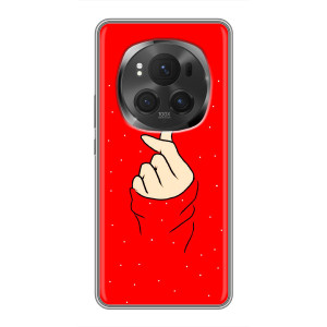 Чехлы (Знак сердечка) на ViVO X200 PRO – Сердце на красном