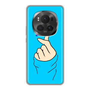 Чехлы (Знак сердечка) на ViVO X200 PRO – Сердце на синем