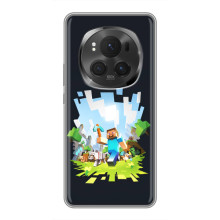 Чехол Майнкрафт на ViVO X200 PRO (AlphaPrint) Minecraft (персонажи Minecraft)
