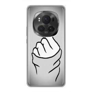 Чохол з принтом для ViVO X200 PRO (AlphaPrint - Знак сердечка)