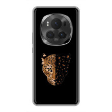 Чехол с леопардовым принтом на ViVO X200 PRO – Леопард на черном