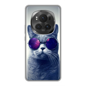 Чехол с принтом для ViVO X200 PRO (AlphaPrint) Модные коты