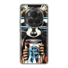 Чохол з принтом для Вівo Х200 ПРО - (Прикольні) (AlphaPrint) (Єнот з банкою)