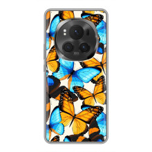 Чохол з принтом для Вівo Х200 ПРО - (Прикольні) (AlphaPrint) (Яскраві метелики)