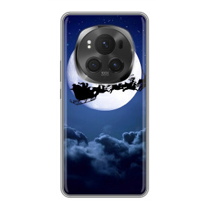 Чехол Санта Клаус для ViVO X200 PRO – Санта - луна
