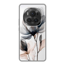 Чохол з квітковим принтом на Вівo Х200 ПРО (Квіти на білому)