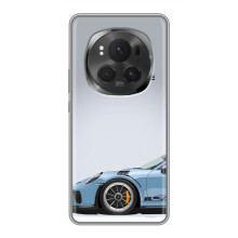 Чехол с авто Порше для ViVO X200 PRO – Голубой Порше