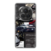 Чехол с авто Порше для ViVO X200 PRO – Коллаж Порше