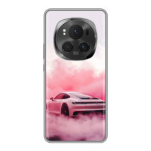 Чехол с авто Порше для ViVO X200 PRO – Розовый Порше