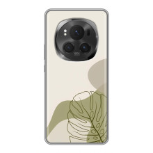 Силиконовый чехол с принтом в цветах на ViVO X200 PRO – Монстера зелёная