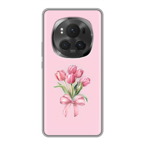 Чохол з розовим принтом для ViVO X200 PRO