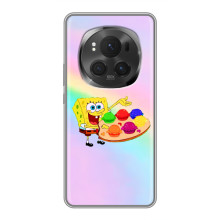 Силиконовый чехол Спанч Боб на ВиВо Х200 ПРО (Бургеры)
