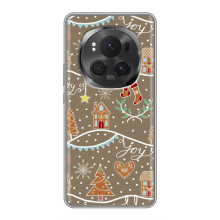 Новогодние, Праздничные Чехлы для ViVO X200 PRO - 2024 год (Новогодние пряники)