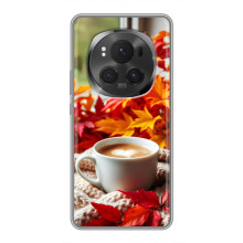 Чехол с уникальным дизайном «Осень с кофе» для ViVO X200 PRO