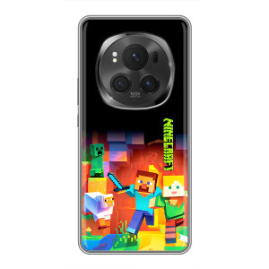 Чехлы для ViVO X200 PRO (Персонажи Майн Крафт) (Герой Майнкрафт)