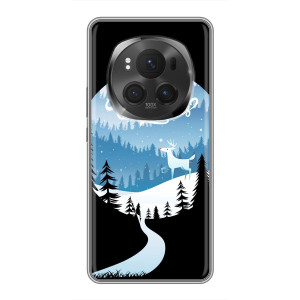 Силиконовый бампер на рождество для ViVO X200 PRO (Рождественский Олень)