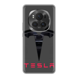 Силиконовый бампер с картинкой машины на ViVO X200 PRO – Logo TESLA