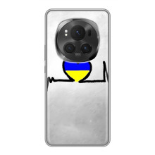 Силиконовый Чехол на ViVO X200 PRO (Я-Украина) – Украинская кардиограмма