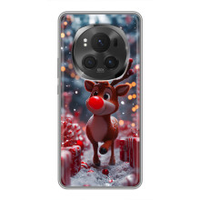Яркий чехол для ViVO X200 PRO с Зимними Оленятами – Олень среди подарков