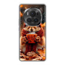 Друкований чохол 'Звірята з кавою' для ViVO X200 PRO – Білка з кавою