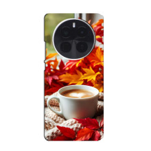 Чехол с уникальным дизайном «Осень с кофе» для ViVO X300 Pro