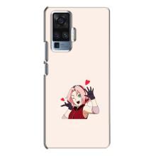 Чехлы Персонажи Аниме Наруто для Vivo X50 Pro (AlphaPrint)