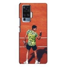 Чехлы с принтом Спортивная тематика для Vivo X50 Pro – Алькарас Теннисист