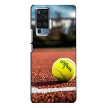 Чехлы с принтом Спортивная тематика для Vivo X50 Pro – Теннисный корт