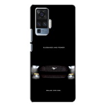 Чехлы с тематикой "Крутые машины" на Vivo X50 Pro (Черный Land Rover)