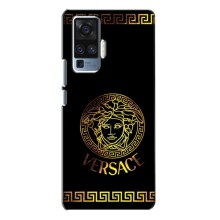 Чехлы VERSACE для Виво Х50 Про (PREMIUMPrint) (Logo Versace)