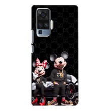 Чехол Disney Mouse Vivo X50 Pro (PREMIUMPrint) (Семья Маусов)