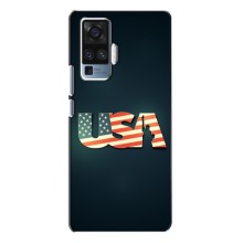 Чехол Флаг USA для Vivo X50 Pro (USA)