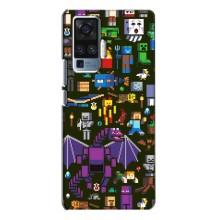 Чехол Майнкрафт на Vivo X50 Pro (AlphaPrint) Minecraft