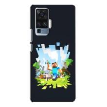 Чехол Майнкрафт на Vivo X50 Pro (AlphaPrint) Minecraft