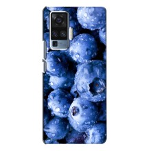 Чехол с изображением  вкусной еды для Vivo X50 Pro – Голубика