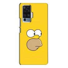 Чехол с Симпсонами для Vivo X50 Pro (VPrint)