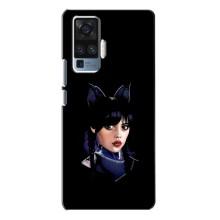 Чохли Венсдей на Vivo X50 Pro Уенсдей (AlphaPrint) (серйозна Венздей)