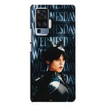 Чохли Венсдей на Vivo X50 Pro Уенсдей (AlphaPrint) (Венздей кішка)