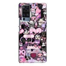 Чохол з кроликом Куромі на Vivo X50 Pro – Колаж Куромі