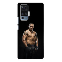 Чехол с картинкой Александр Усик для Vivo X50 Pro – Усик на черном