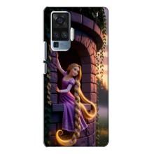 Чехол Рапунцель для Vivo X50 Pro – Рапунцель на башне