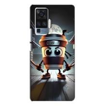 Чехол с мемом Тралалело тралала на Vivo X50 Pro – Капучино асасино