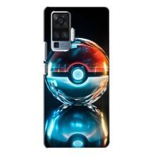 Чехол с Пикачу на Vivo X50 Pro – Мяч Пикачу